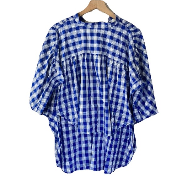 Rachel Comey Blush Shirt Corte Plaid - Picture 2 of 7